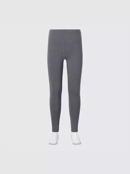 Очень теплые хлопковые леггинсы Heattech Uniqlo, цвет 08 серый