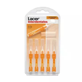 Очень тонкая цилиндрическая зубная щетка Cepillos Interdentales Cilindricos Pack Lacer, 6 UD