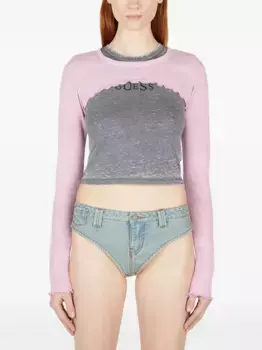 Очень укороченное болеро GUESS USA, розовый