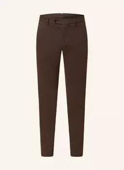 Очень узкие брюки чиносы Berwich, коричневый