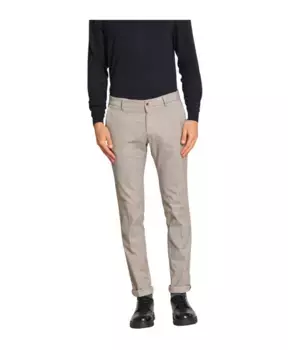 Очень узкие брюки чиносы с узором «гусиные лапки» Mason'S, бежевый