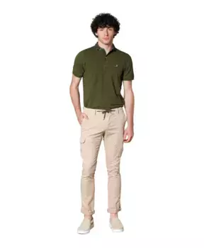 Очень узкие брюки карго из хлопкового тенселя Mason'S, бежевый