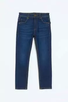 Очень узкие джинсы для мальчиков River Island, синий