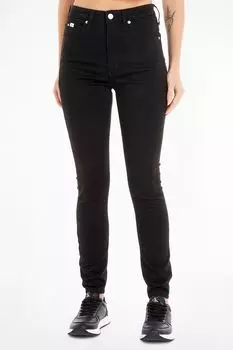 Очень узкие джинсы с завышенной талией Calvin Klein Jeans, черный