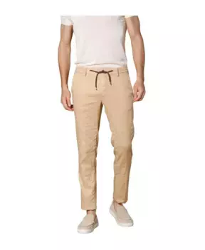 Очень узкие спортивные брюки из хлопка и льна Mason'S, бежевый