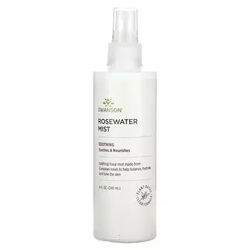 Очищающая формула Swanson Rosewater Mist, 240 мл