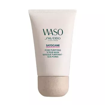 Очищающая глиняная маска Waso Satocane Pore Purifying Scrub Mask Shiseido, 80 ml