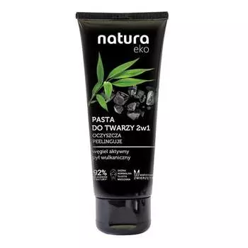 Очищающая и пилинг-паста для лица 2в1 7,5 мл Natura Eco
