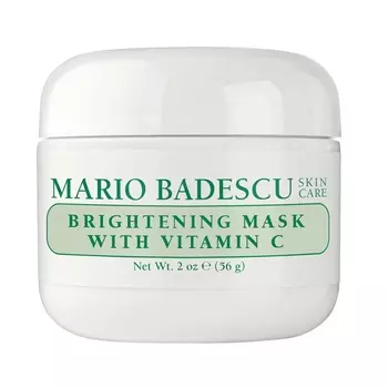 Очищающая маска для лица brightening mask with vitamin c Mario Badescu, 59 мл
