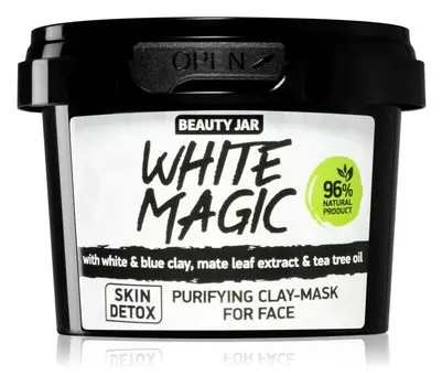 Очищающая маска для лица с увлажняющим эффектом Beauty Jar White Magic
