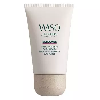 Очищающая маска для лица satocane pore purifying scrub mask Shiseido, 80 мл