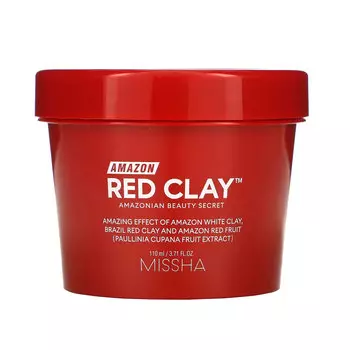 Очищающая маска с красной амазонской глиной Missha, 110 мл