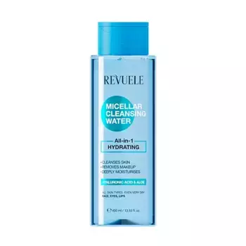 Очищающая мицеллярная вода Micellar Cleansing Water All-In-1 Hydrating Revuele, 400 ml