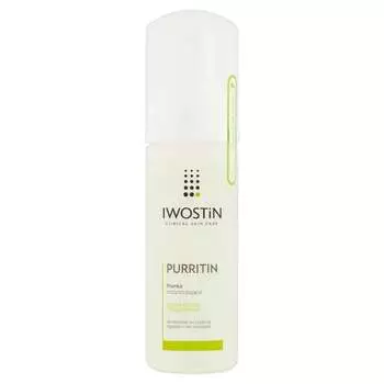 Очищающая пенка, 165 мл Iwostin, Purritin
