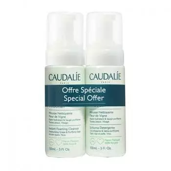 Очищающая пенка, 2x150 мл Caudalie Vinoclean