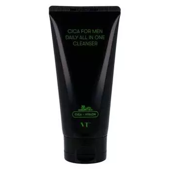 Очищающая пенка для лица, 100 мл Vt Cosmetics, Cica For Men Daily All In One Cleanser