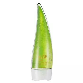 Очищающая пенка для лица aloe facial cleansing foam Holika Holika, 150 мл