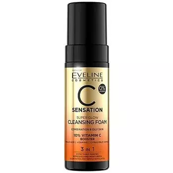 Очищающая пенка для лица c Sensation 150мл Eveline Cosmetics