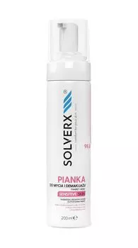 Очищающая пенка для лица Solverx Sensitive Skin, 200 мл