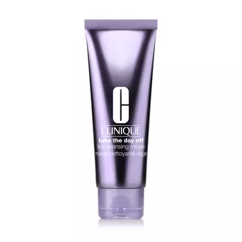 Очищающая пенка для лица take the day off facial cleansing mousse Clinique, 125 мл