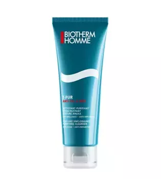 Очищающая процедура для мужчин T Pur Anti Oil & Wet Biotherm, 125 ml