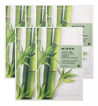 Очищающая тканевая маска с бамбуком, 23 г Mizon, Joyful Time Essence