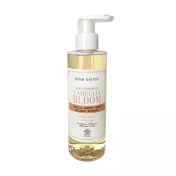 Очищающее масло для лица Camellia Bloom с веганским коллагеном, Redupore и экстрактами зеленого чая 200 мл Alma Secret