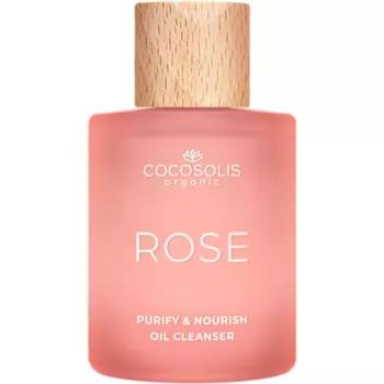 Очищающее масло для лица «Роза», 50 мл Cocosolis Rose purify & nourish oil cleanser
