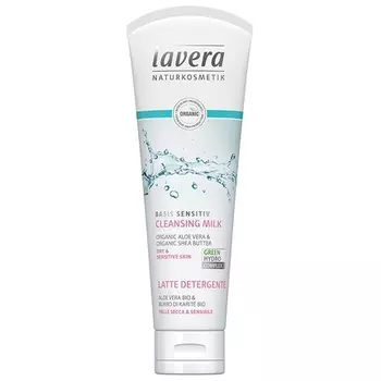 Очищающее молочко Basis Sensitiv 125 мл - веганский и органический уход за кожей, Lavera