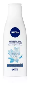 Очищающее молочко для лица для нормальной и комбинированной кожи Nivea Face Cleansing
