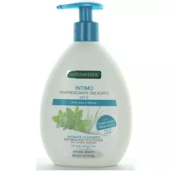 Очищающее средство для интимной гигиены 300 мл Охлаждающее Naturaverde