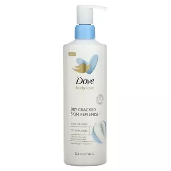 Очищающее средство для тела Dove Body Love с сухой потрескавшейся кожей