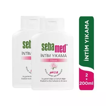 Очищающее средство Sebamed Intim Liquid для интимной гигиены, 2 флакона по 200 мл