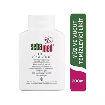 Очищающее средство Sebamed Liquid для лица и тела, 200 мл