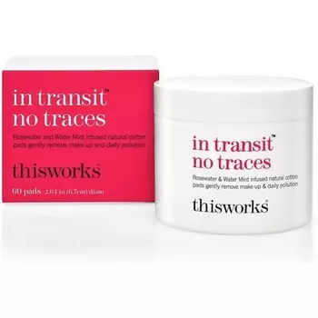 Очищающие салфетки для лица с розовой водой и мятой работают при транспортировке. Никаких следов. This Works