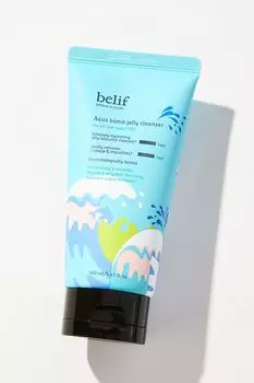 Очищающий гель Belif Aqua Bomb, синий