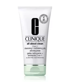 Очищающий гель CLINIQUE All About Clean 2 in 1 Cleansing + Exfoliating Jelly Anti Pollution, 150 ml