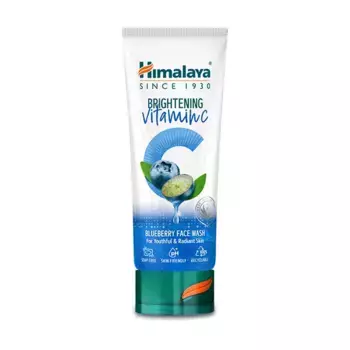 Очищающий гель для лица Brightening Vitamin-C Blueberry Face Wash Himalaya, 100 ml