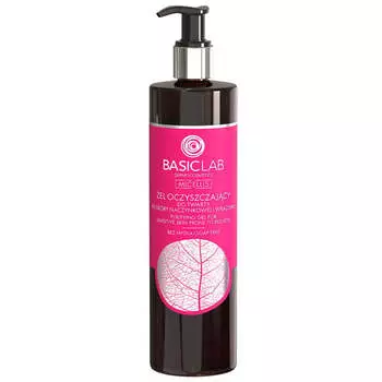 Очищающий гель для лица для сосудистой и чувствительной кожи | Емкость: 300 мл BasicLab