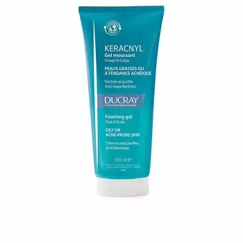 Очищающий гель для лица Keracnyl gel limpiador Ducray, 200 мл