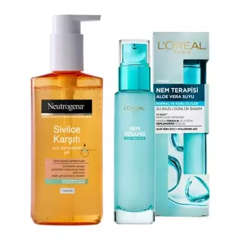 Очищающий гель для лица Neutrogena Loreal Moisture Therapy Normal & Dry