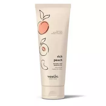 Очищающий гель для лица с экстрактом персика, 125 мл Resibo