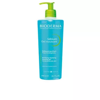Очищающий гель для лица Sbium gel moussant limpieza especfica sin detergente Bioderma, 500 мл