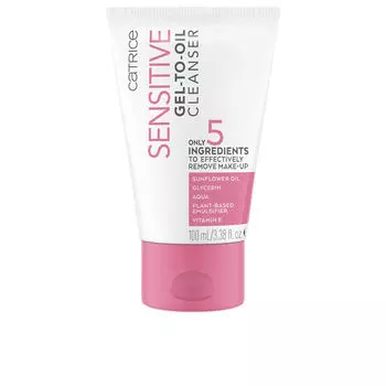 Очищающий гель для лица Senstivie gel-to-oil cleanser Catrice, 100 мл