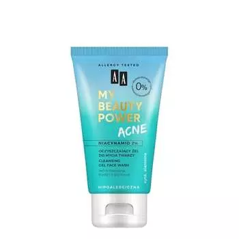 Очищающий гель для умывания от прыщей 150 мл AA My Beauty Power