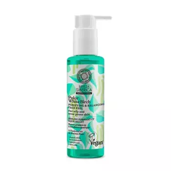 Очищающий и балансирующий скраб Polar White Birch Face Peel Natura Siberica, 145 ml