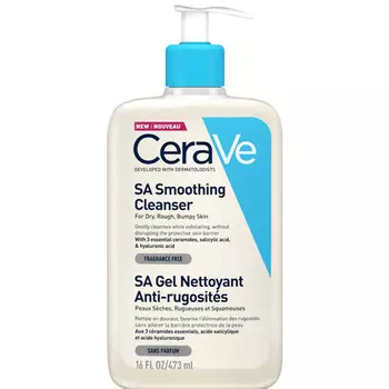 Очищающий и смягчающий гель для лица и тела CeraVe SA Smoothing Cleanser, 473 мл