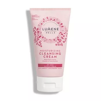 Очищающий крем для лица hella moisturizing cleansing cream Lumene, 150 мл