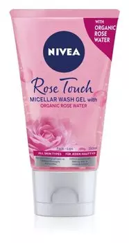 Очищающий мицеллярный гель Nivea Rose Touch