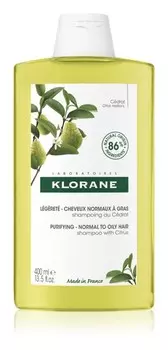 Очищающий шампунь для нормальных и жирных волос Klorane Cdrat